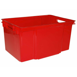 Box de rangement empilable Crownest rouge 50 L CURVER