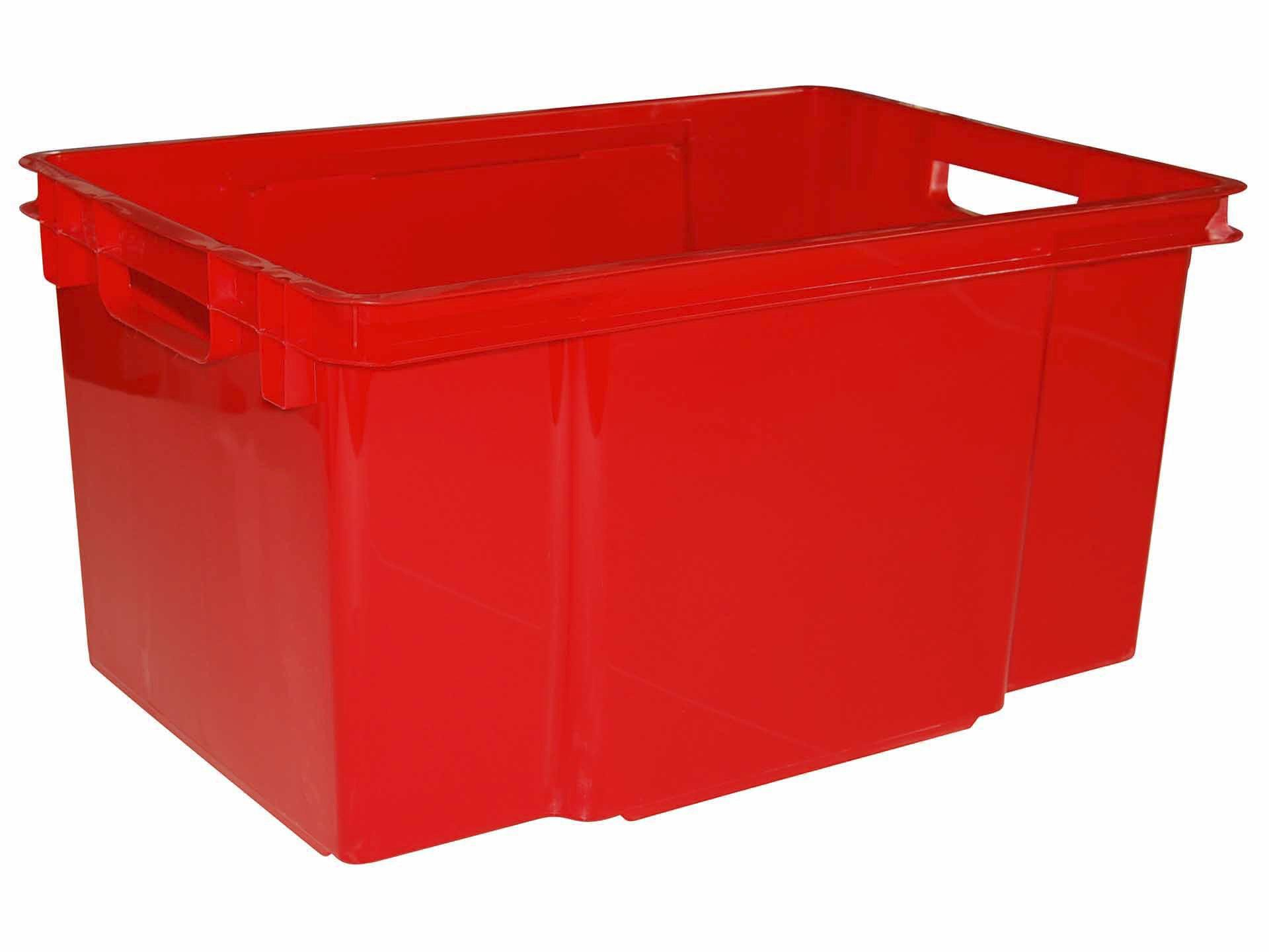 Box de rangement empilable Crownest rouge 30 L CURVER