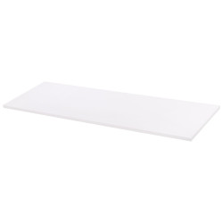 Tablette mélaminée blanche 120x40cm – Idéale pour meubles | CANDO