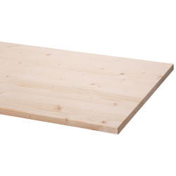 Panneau massif en sapin 250 x 60 x 2,8 cm CANDO