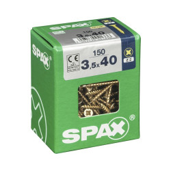 Vis Pozi Jaune 3.5x40mm – Lot de 150 | SPAX