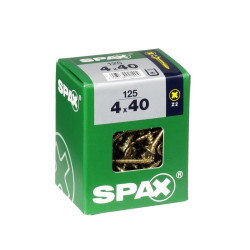 Vis SPAX Pozi jaune 4 x 40 mm – Lot de 125 pièces | SPAX