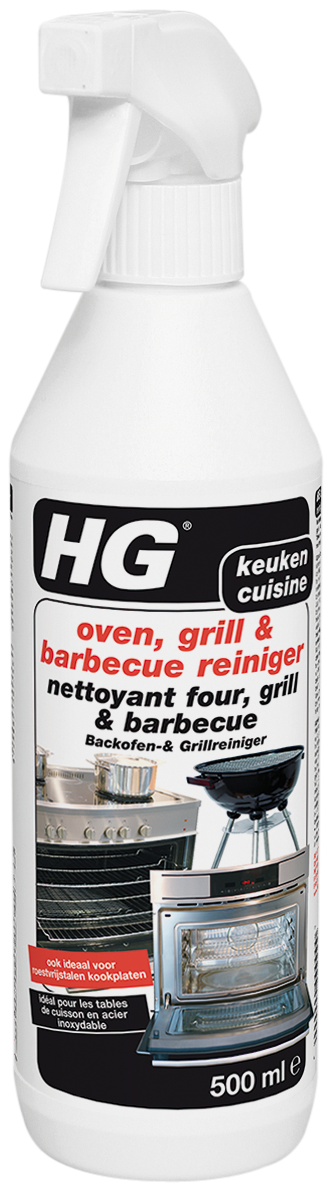 HG Nettoyant Four, Grill & Barbecue 0,5L - Élimine Rapidement les