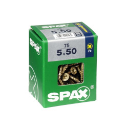 Vis SPAX jaune 5 x 50 mm – Lot de 75 pièces | SPAX