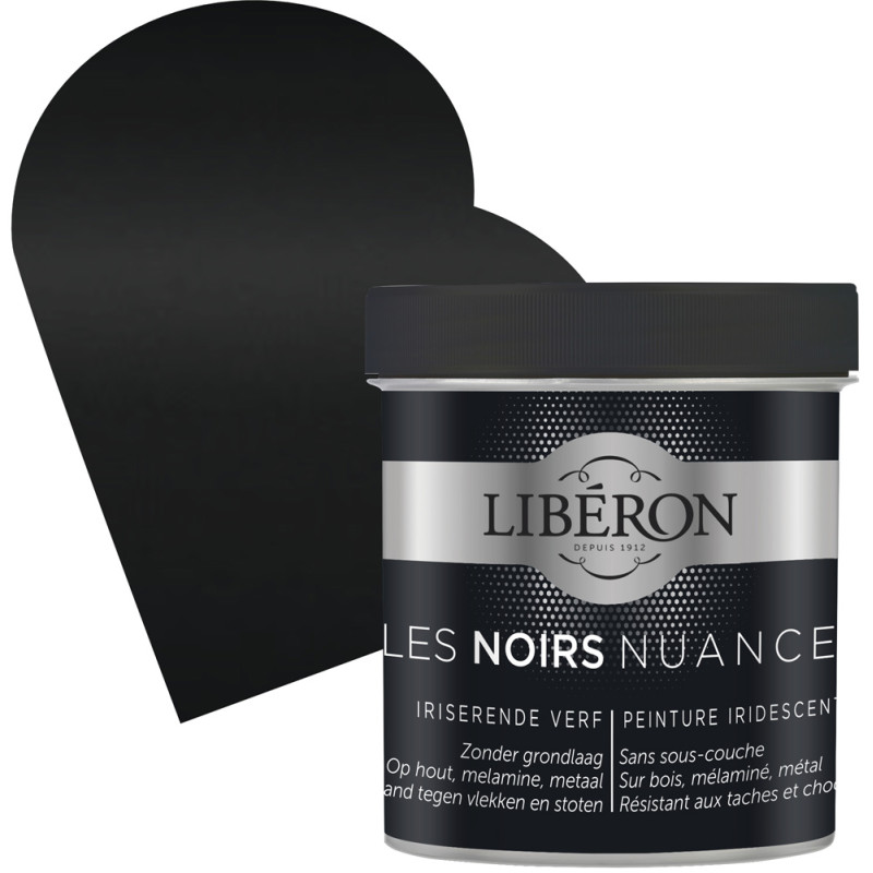 Peinture iridescente Noirs Nuance New Black mat 0,5 L LIBERON