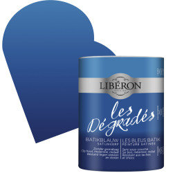 Peinture Bleu Batik Satin 0,6L – Effet Dégradé | LIBERON