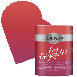 Peinture Rouge Passion satin 0,6L – Rénovation | LIBERON