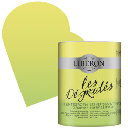 Peinture Les Dégradés Vert Printemps satin 0,6 L LIBERON