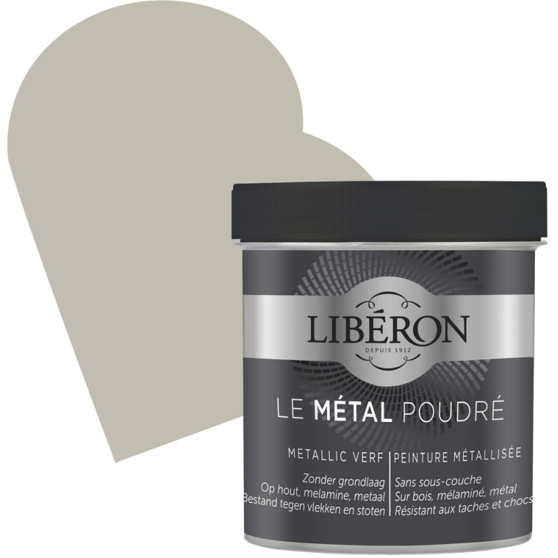 Peinture Métal Poudré Aluminium mat 0,5 L LIBERON