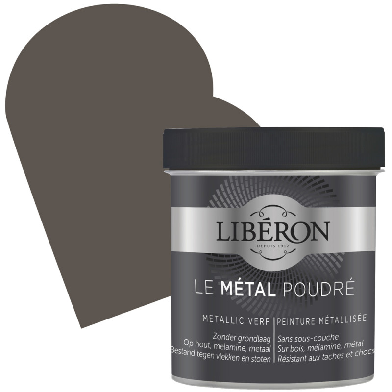 Peinture Métal Poudré Fonte mat 0,5 L LIBERON