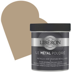 Peinture Métal Poudré Or Pâle mat 0,5 L LIBERON