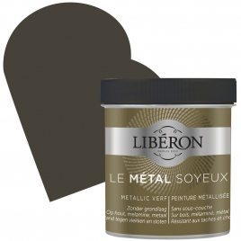 Peinture Métal Soyeux Noir Sidéral mat 0,5 L LIBERON