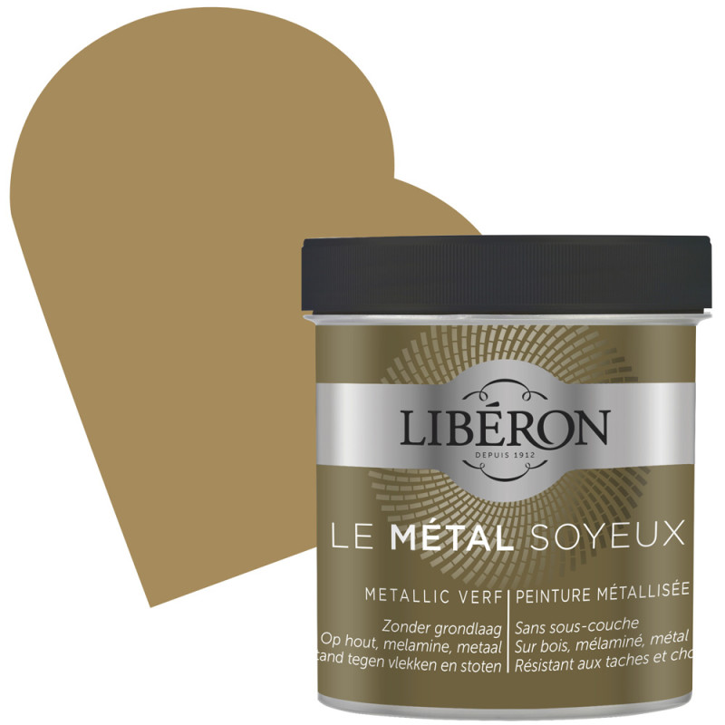 Peinture Métal Soyeux Or Cuivré mat 0,5 L LIBERON