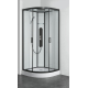 Cabine de douche complète Uyuni 1/4 rond 90 x 90 x 22 cm ALLIBERT
