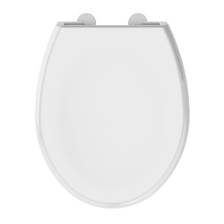 Abattant de toilette Boreo blanc brillant ALLIBERT