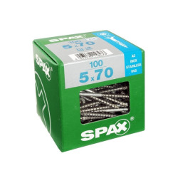 Vis Torx en inox SPAX 5 × 70 mm – Lot de 100 pièces | SPAX
