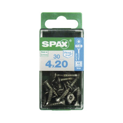 Vis Torx Inox 4x20mm SPAX – Lot de 25 pièces | SPAX