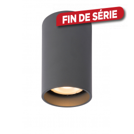 Spot LED Delto rond gris dimmable GU10 5 W LUCIDE