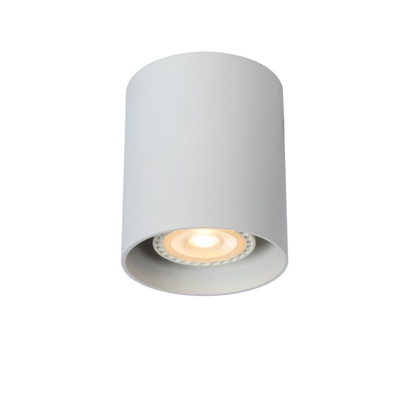 Spot Bodi rond blanc dimmable GU10 50 W LUCIDE