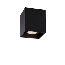 Spot Bodi Carré Noir Dimmable – Éclairage Design | LUCIDE