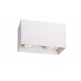 Spot LED Bodi blanc dimmable GU10 2 x 50 W LUCIDE