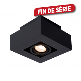 Spot LED Xirax noir dimmable GU10 5 W LUCIDE