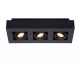 Spot LED Xirax noir dimmable GU10 3 x 5 W LUCIDE
