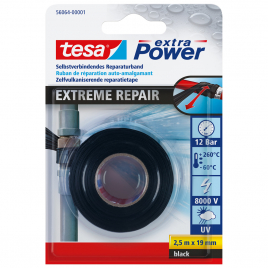 Ruban adhésif Extreme Repair 2,5 m x 19 mm noir TESA