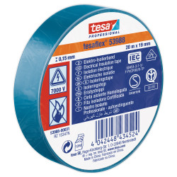 Ruban Isolation Électrique Bleu 19mm TESA – Sécurité & Durabilité | TESA