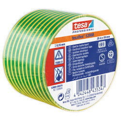 Ruban Isolation Électrique Jaune/Vert 50mm TESA – Sécurité & Durabilité