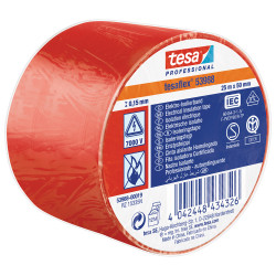 Ruban Isolation Électrique Rouge 50mm TESA – Sécurité | TESA