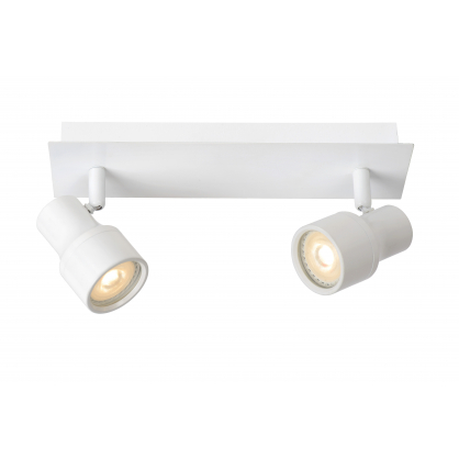 Spot blanc Sirene-LED GU10 2 x 5 W dimmable LUCIDE