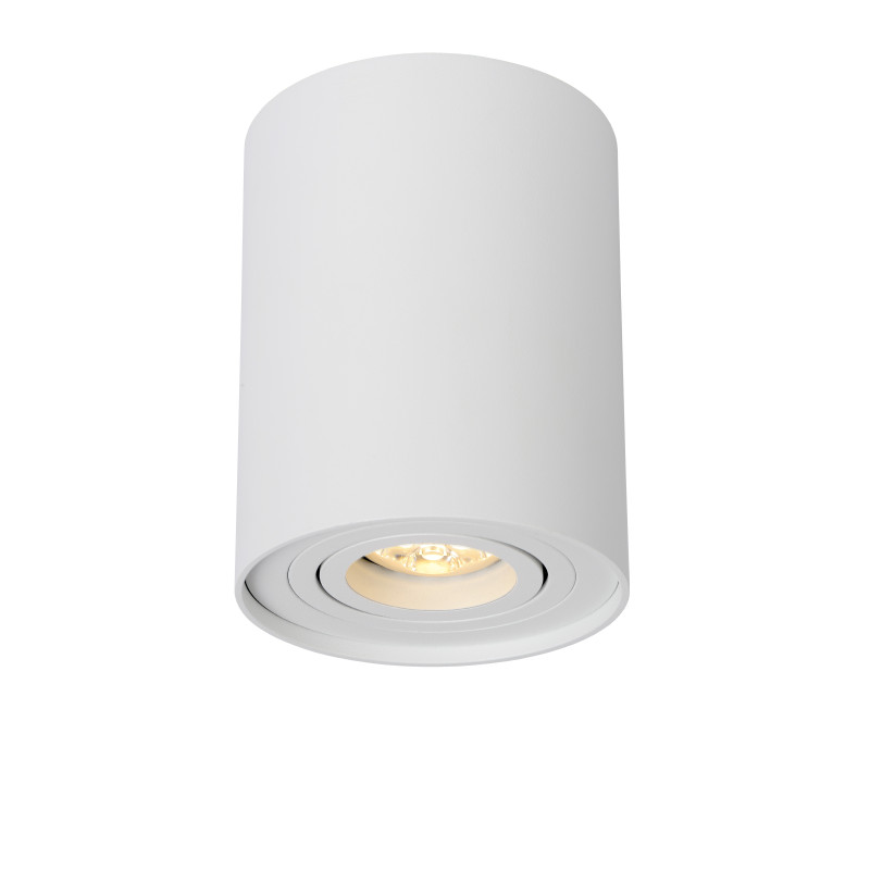 Spot Tube blanc dimmable GU10 35 W LUCIDE