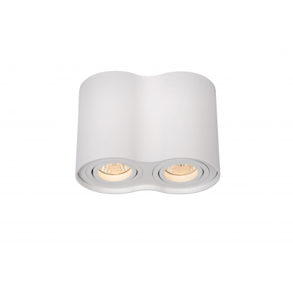 Spot Tube blanc dimmable GU10 2 x 35 W LUCIDE