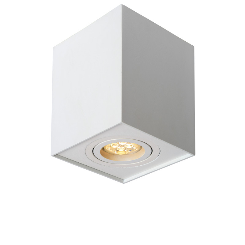 Spot Tube blanc dimmable GU10 42 W LUCIDE