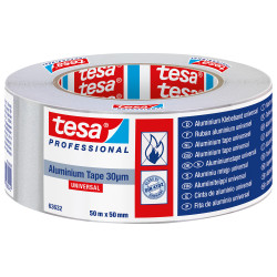 Ruban Aluminium TESA 50m – Adhésif Haute Température | TESA
