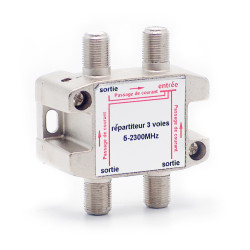 Répartiteur blindé 3 voies – Signal TV optimal | METRONIC
