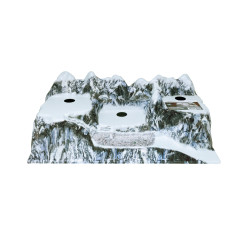 Base village Noël Dolomites 78x38cm – Décoration féerique