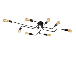 Plafonnier Lester dimmable E27 8 x 60 W LUCIDE