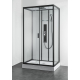 Cabine de douche Uyuni rectangle pour mur 120 x 80 x 225 cm ALLIBERT
