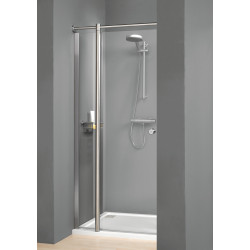Porte Douche Pivotante Boston – Installation Mur à Mur