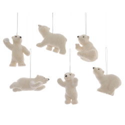 Ours polaire à suspendre – Déco festive