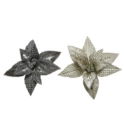 Fleur à clipser Noël – Décoration Festive et Facile

