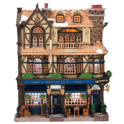 Façade du pub Wesley LEMAX – Village de Noël | LEMAX
