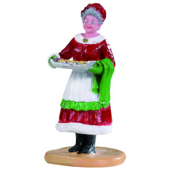 Figurine Mère Noël biscuits LEMAX – Déco festive | LEMAX


