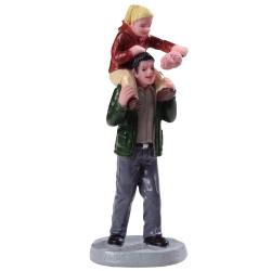 Figurine enfant sur les épaules LEMAX – Décoration Noël | LEMAX

