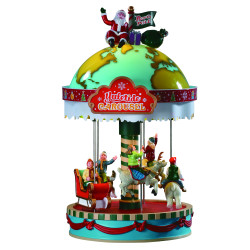 Carrousel Yuletide de LEMAX – Magie de Noël | LEMAX