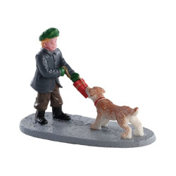 Figurine Enfant et Chien LEMAX – Décoration Village | LEMAX

