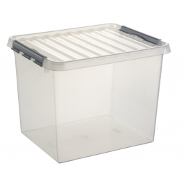 Boîte avec couvercle à clips transparent Box Q-Line 36 L SUNWARE