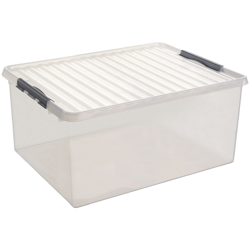 Boîte avec couvercle à clips transparent Box Q-Line 52 L SUNWARE